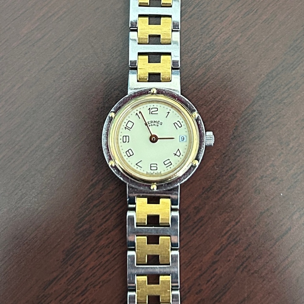 Hermes Clipper Watch w/coa - Picture 4 of 5